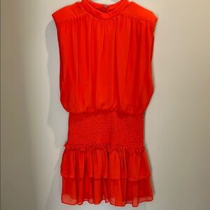 Orange Smock Mini Dress NEW Sassy Shortcake Size Large